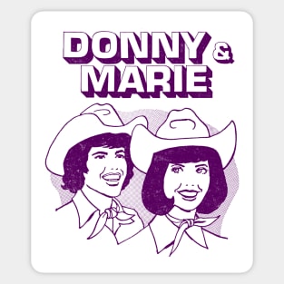 Donny & Marie Sticker